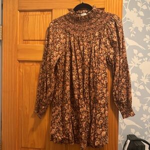 Doen | Dresses | Doen Idalie Dress In Mulberry Vine Floral | Poshmark